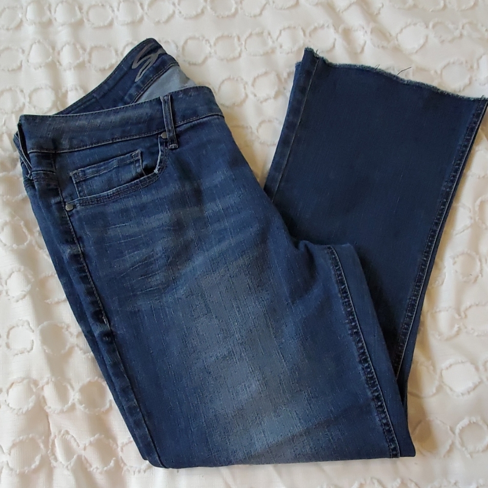 SEVEN7 ANKLE FLARE JEANS 14